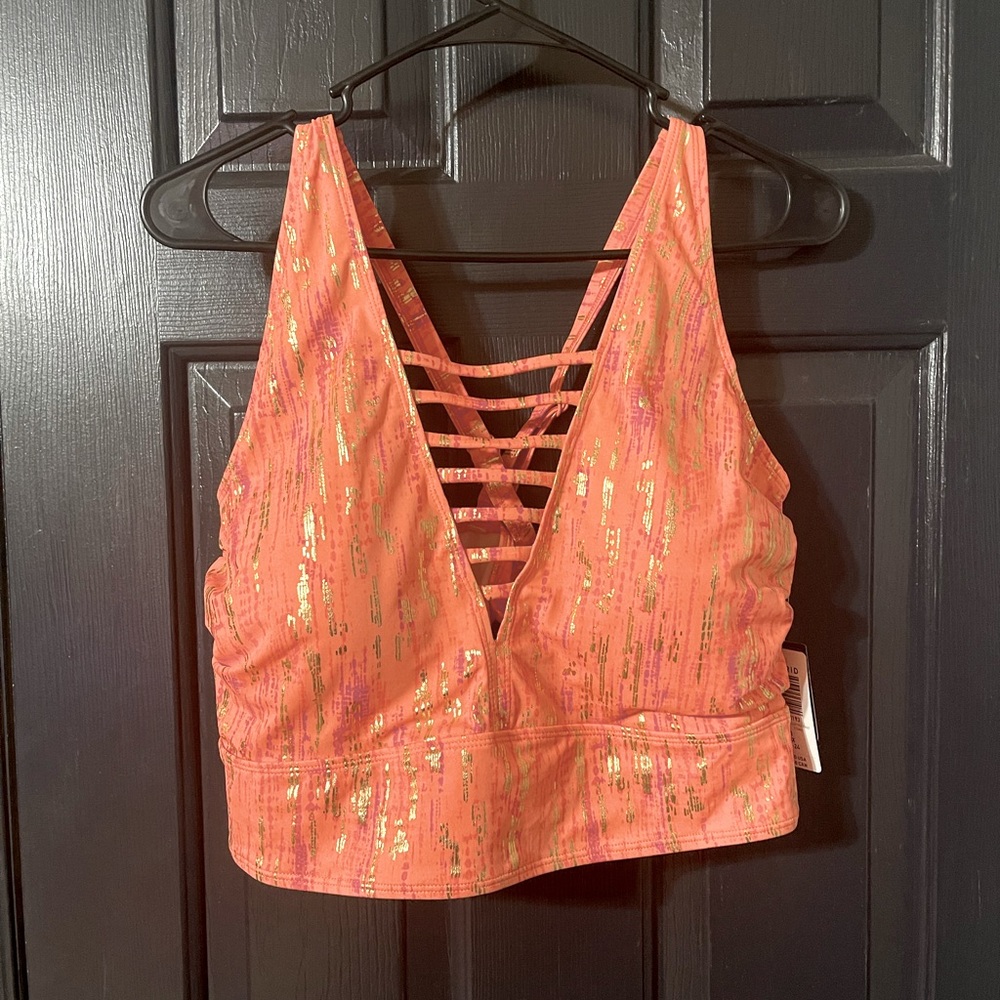 Torrid Peach Bikini Top